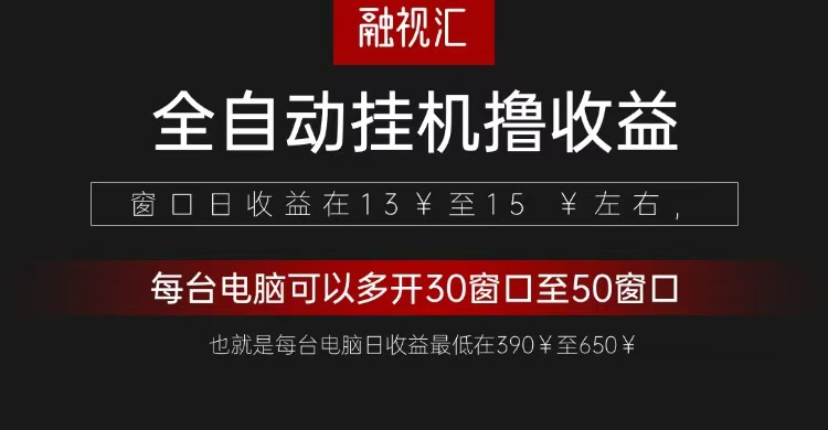 全自动观影看广告撸收益项目（日收益300+）-E六资源