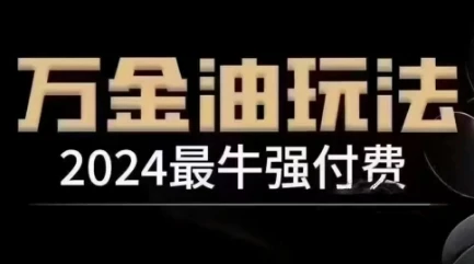 图片[1]-2024最牛强付费，万金油强付费玩法，干货满满，全程实操起飞（更新12月）-E六资源