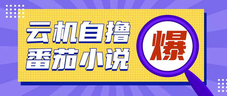 首发云手机自撸小说玩法，10块钱成本可撸200+收益操作简单-E六资源