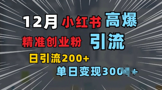 小红书一张图片“引爆”创业粉，单日+200+精准创业粉 可筛选付费意识创业粉-E六资源