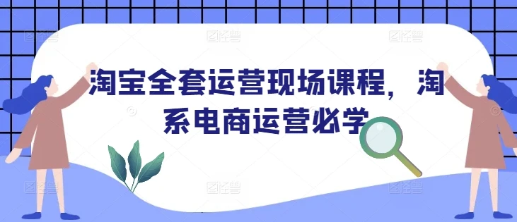 图片[1]-淘宝全套运营现场课程，淘系电商运营必学-E六资源