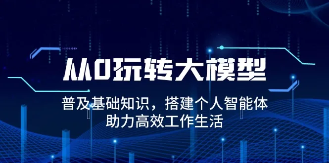 图片[1]-从0玩转大模型，普及基础知识，搭建个人智能体，助力高效工作生活-E六资源