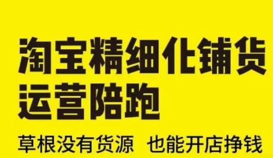图片[1]-淘宝精细化铺货运营陪跑(部分更新至2025)，草根没有货源 也能开店挣钱-E六资源