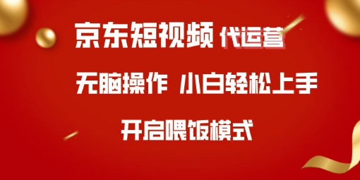 京东短视频代运营，全程喂饭，小白轻松上手-E六资源