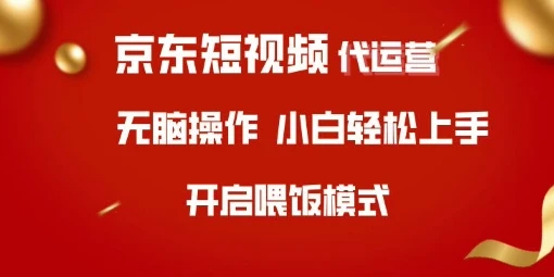 图片[1]-京东短视频代运营，全程喂饭，小白轻松上手-E六资源