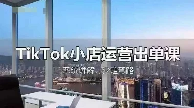 图片[1]-TikTok小店运营出单课，从开店选品、运营出单、发货回款，进行全流程讲解-E六资源