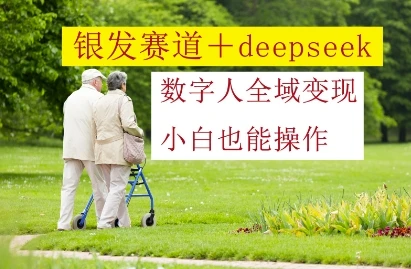 图片[1]-银发赛道+deepseek数字人全域变现，小白也能操作-E六资源