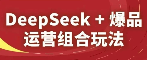 图片[1]-DeepSeek+爆品运营组合玩法，2025淘系精品课-E六资源