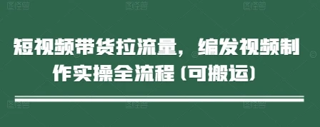 图片[1]-短视频带货拉流量，编发视频制作实操全流程(可搬运)-E六资源