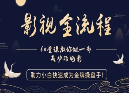 图片[1]-【影视全流程】教你做一部成功的电影，助力小白快速成为金牌操盘手-E六资源