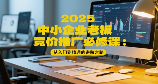 2025中小企业老板竞价推广必修课：从入门到精通的进阶之路-E六资源