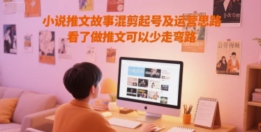 图片[1]-小说推文故事混剪起号及运营思路，看了做推文可以少走弯路-E六资源