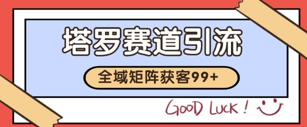 小红书某音塔罗赛道引流获客 自热矩阵日引200+-E六资源
