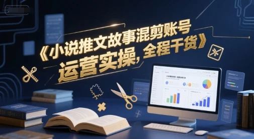 图片[1]-小说推文故事混剪账号运营实操，全程干货-E六资源