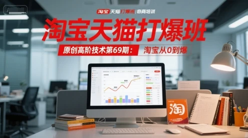 图片[1]-淘宝天猫打爆班原创高阶技术第69期：淘宝从0到爆-E六资源