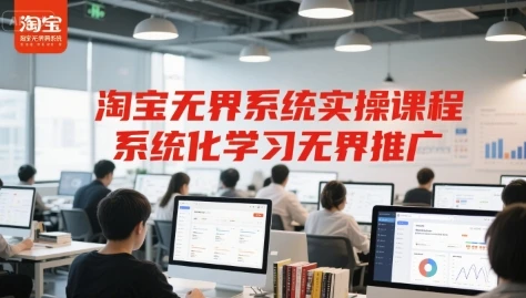 图片[1]-淘宝无界系统实操课程，系统化学习无界推广-E六资源