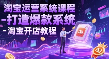 图片[1]-淘宝运营系统课程-打造爆款系统-淘宝开店教程-E六资源