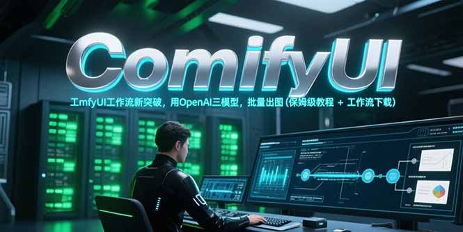 ComfyUI工作流新突破，用OpenAI三模型，批量出图(保姆级教程+工作流下载)-E六资源