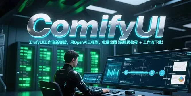 图片[1]-ComfyUI工作流新突破，用OpenAI三模型，批量出图(保姆级教程+工作流下载)-E六资源