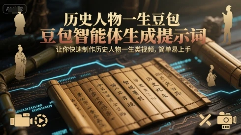 图片[1]-历史人物一生豆包智能体生成提示词，让你快速制作历史人物一生类视频，简单易上手-E六资源