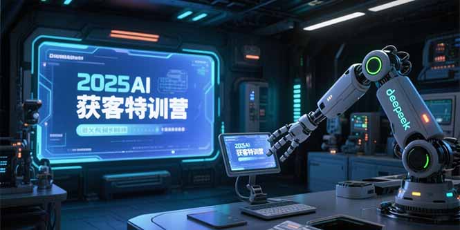 2025AI获客特训营，AI图文视频全制作，deepseek工具实操教学-E六资源