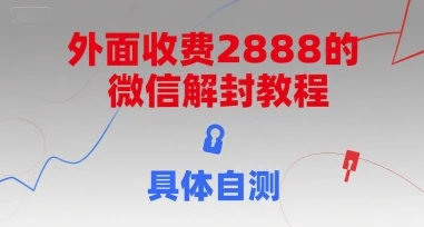 图片[1]-外面收费2888的微信解封教程，具体自测-E六资源