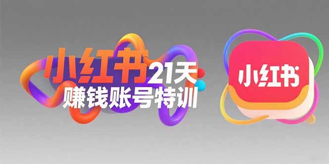 小红书21天赚钱账号特训：黄金定位技巧，高转粉文案创作，科学引流策略-E六资源