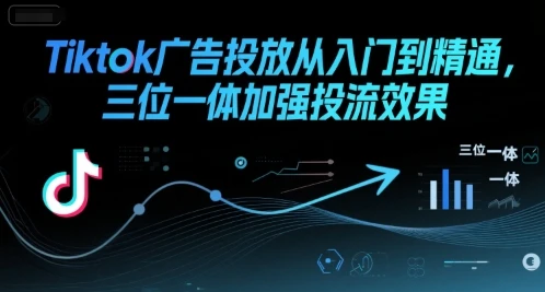 图片[1]-Tiktok广告投放从入门到精通，三位一体加强投流效果-E六资源