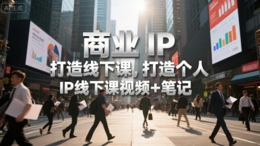 图片[1]-商业IP打造线下课，打造个人 IP线下课视频+笔记-E六资源