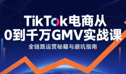 图片[1]-TikTok电商从0到千万GMV实战课，从0到1拆解实战秘籍-E六资源