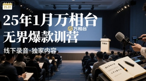 25年1月万相台无界爆款特训营线下录音-E六资源